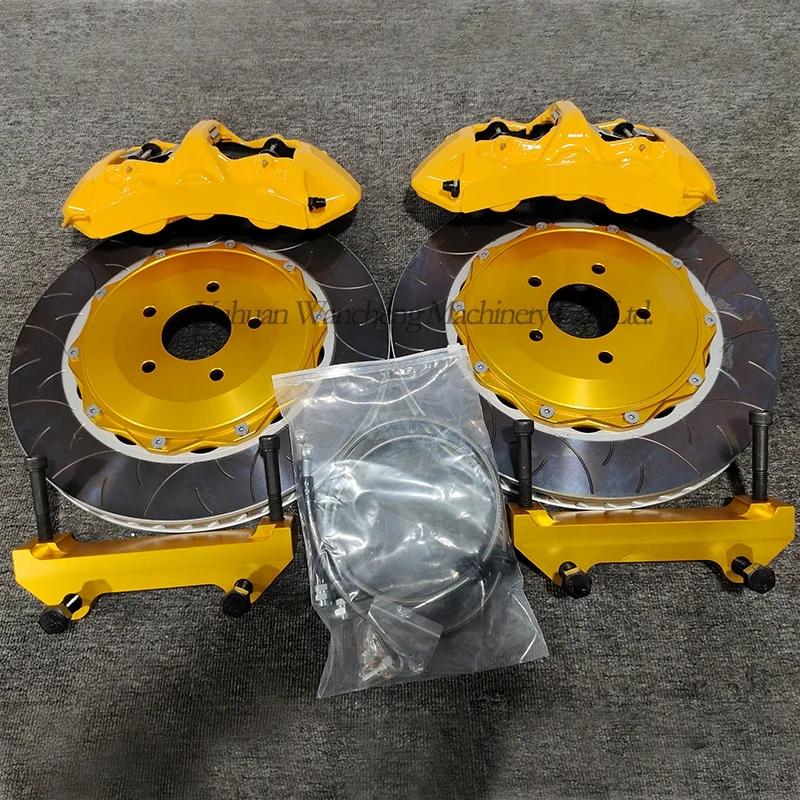 Modified Racing Brake Caliper Aluminum Disc 355Mm 380Mm 405Mm GT6 Universal Custom 6 Piston Big Brake Kit