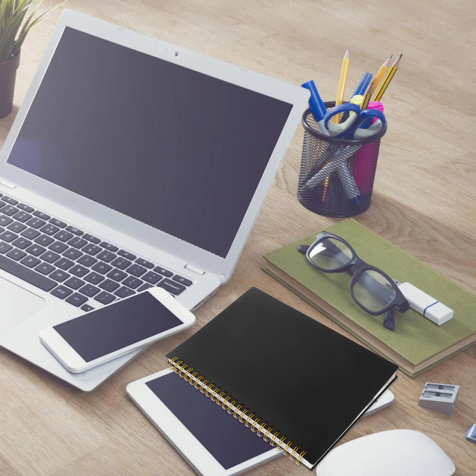 Business Inventory Log Book Blank Lined Paper PP Cover for Stock Entry Exit Record Accounting Ledger Office Warehouse School