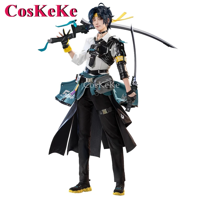 Coskeke asaba harumasa cosplay traje jogo zenless zona zero bonito moda uniforme de combate atividade festa role play roupas