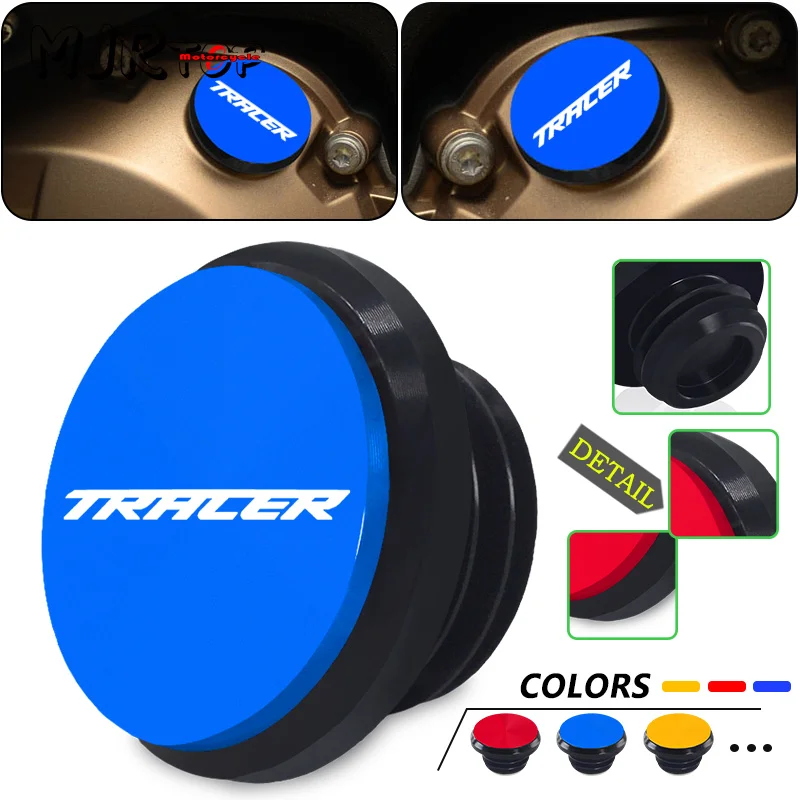 Motorcycle CNC Engine Oil Filler Cap Engine Screw Protection Cover For XSR900 TRACER 9GT Tracer 900/GT 2018-2022 2023 2024