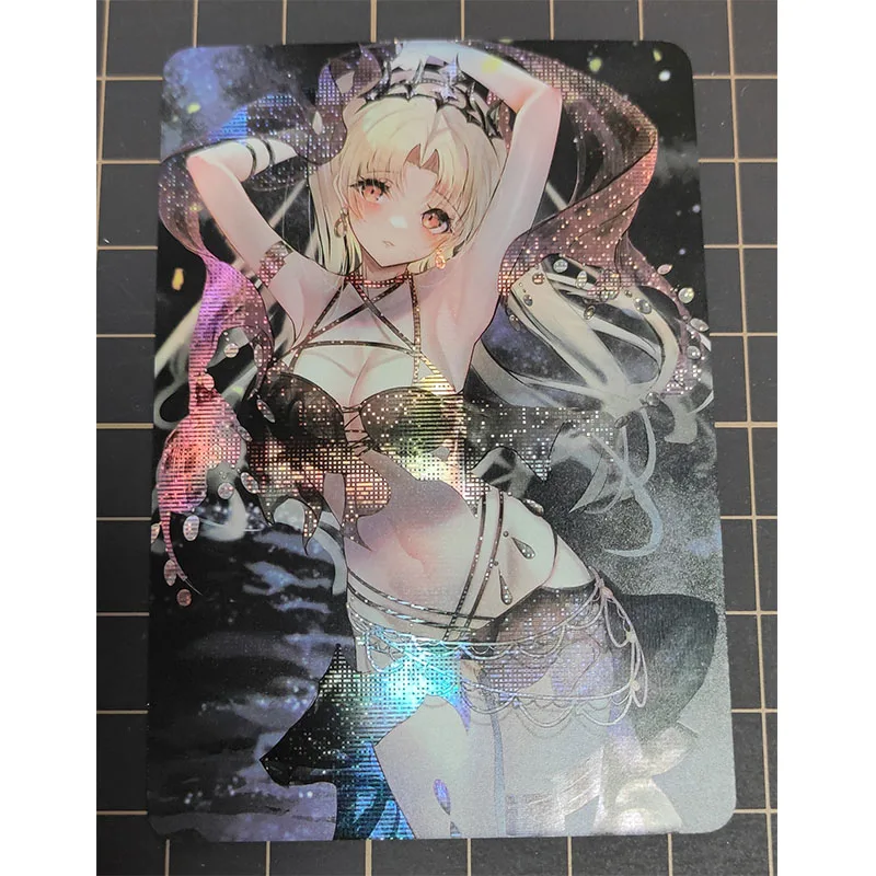 Ishtar Ereshkigal Acg Anime Characters Bronzing Collection Flash Card, Fate, Grand Order, Cartoon Toys, Christmas, Birthday Gift