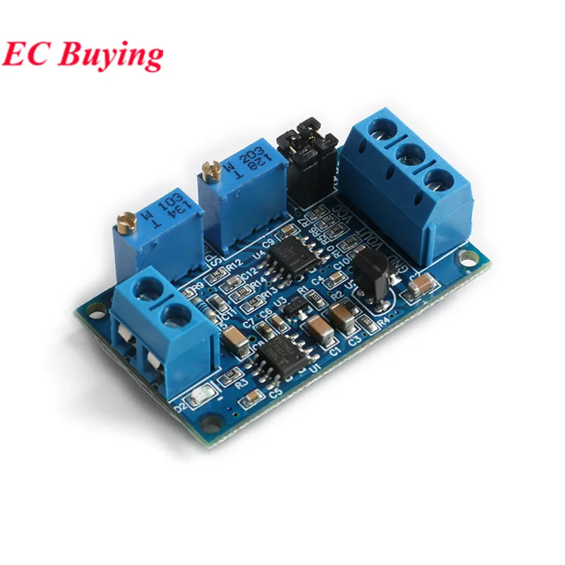 5pcs/1pc Current to Voltage Converter 0 to 20mA/40mA to 0-3.3V 0-5V 0-10V Signal Conversion Module 0-20mA 4-20mA I/V Transmitter