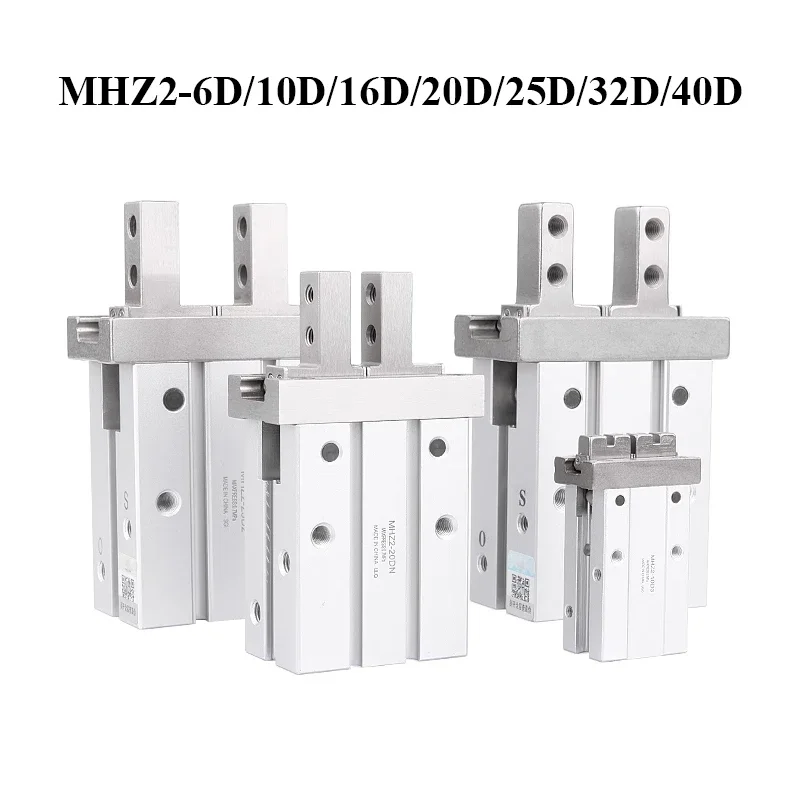 

MHZ2 10D 16D 20D 25D 32D 40D MHZ2-6S MHZ2-10C Double Single Acting Pneumatic Cylinder Parallel Air Gripper