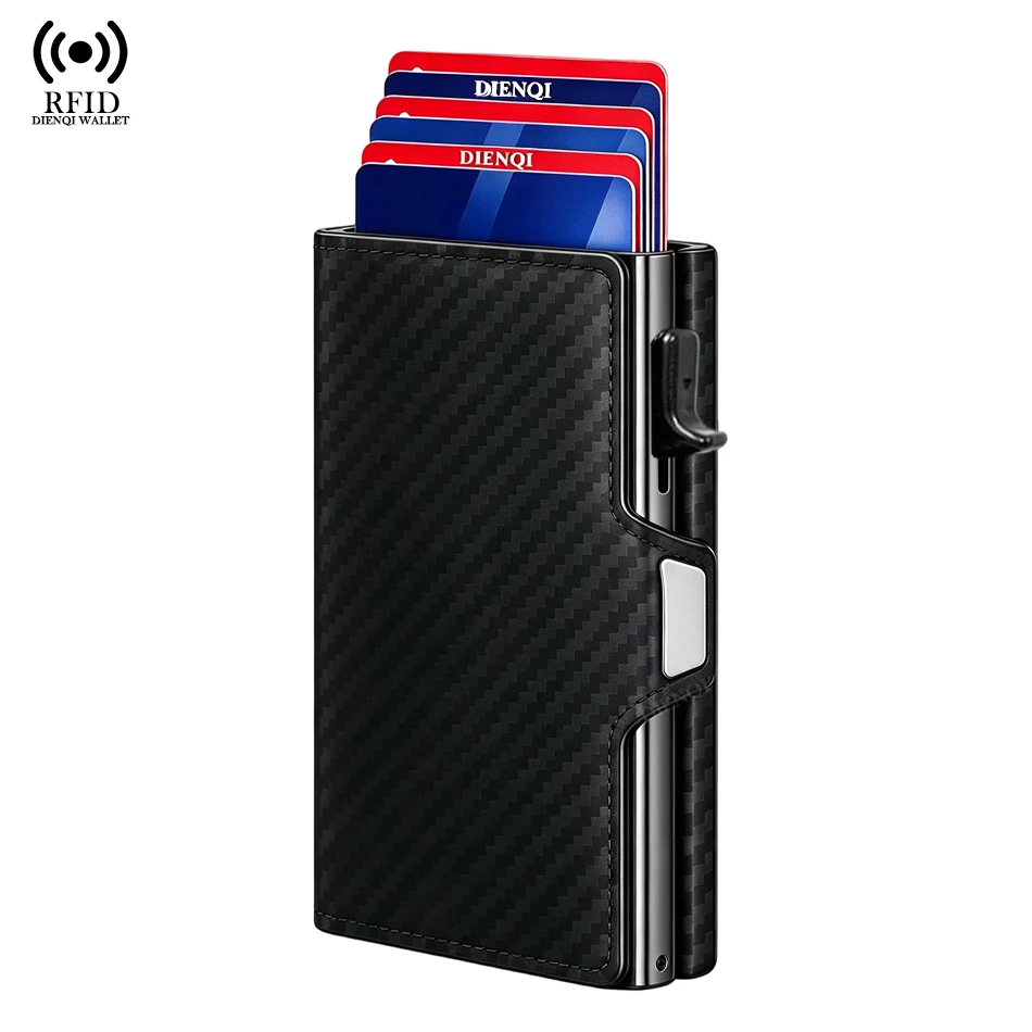 porta-cartoes-de-credito-anti-rfid-carteira-de-luxo-para-homens-magnetica-fina-e-compacta-porta-cartoes-de-identificacao-mini-carteira-de-viagem-inteligente-e-minimalista