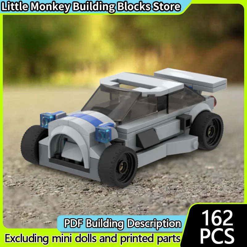 

Speed Racing Car Model MOC Building Bricks High-Speed Modified Car Modular Technology Children Holiday Gifts Assemble Toys Suit