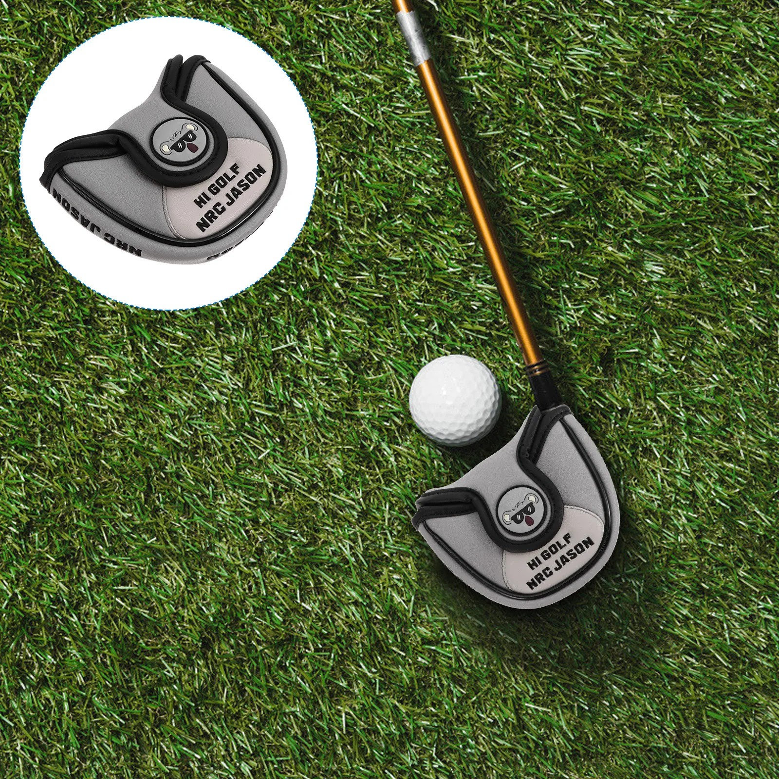 

Club Head Cover Long-Lasting Use Protects from Dings Damage Magnetic Suction Design Well Stitched Gift for Sports Lovers
