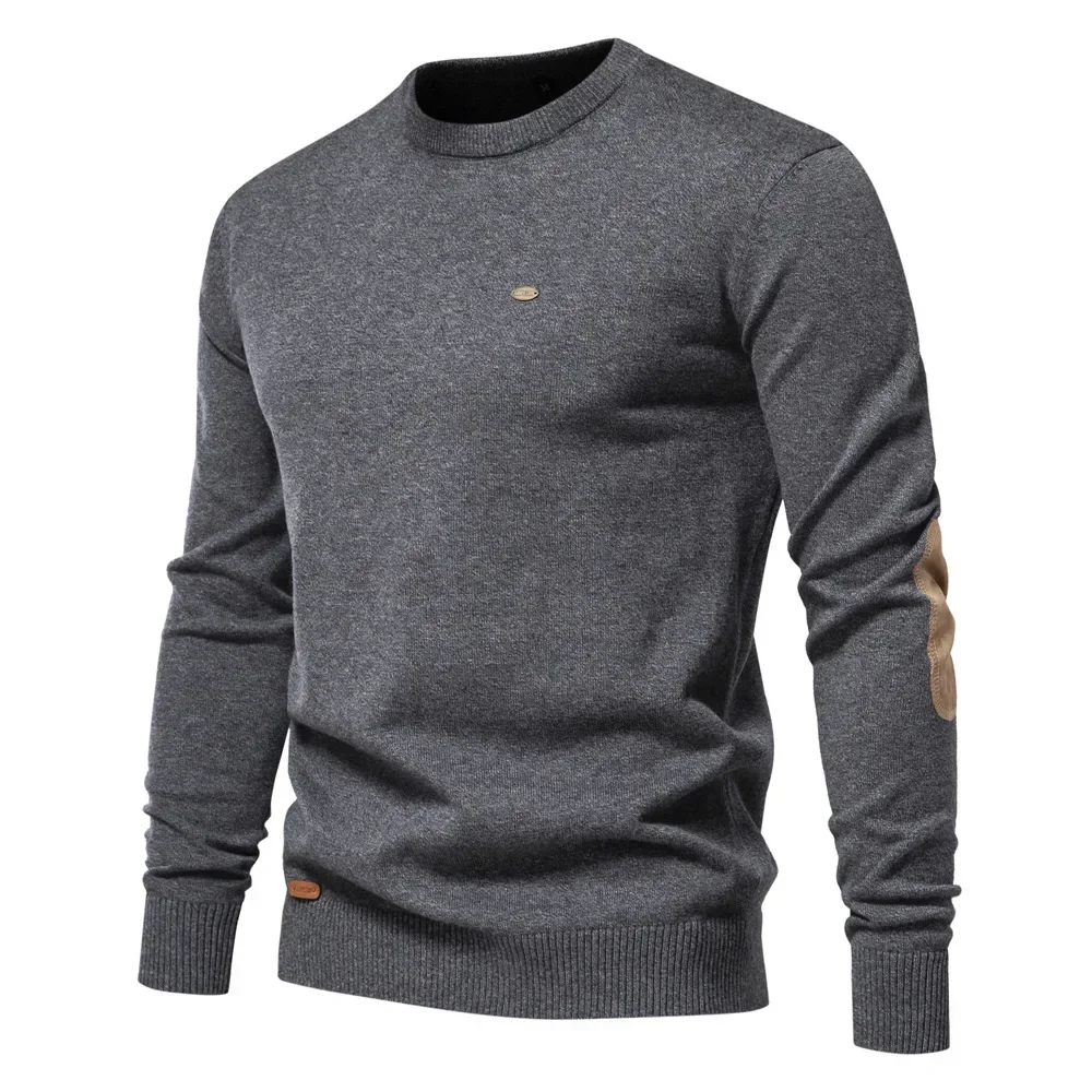 

Autumn and winter new cross-border men's clothing casual versatile men's sweater pullover round neck men's European size knitted