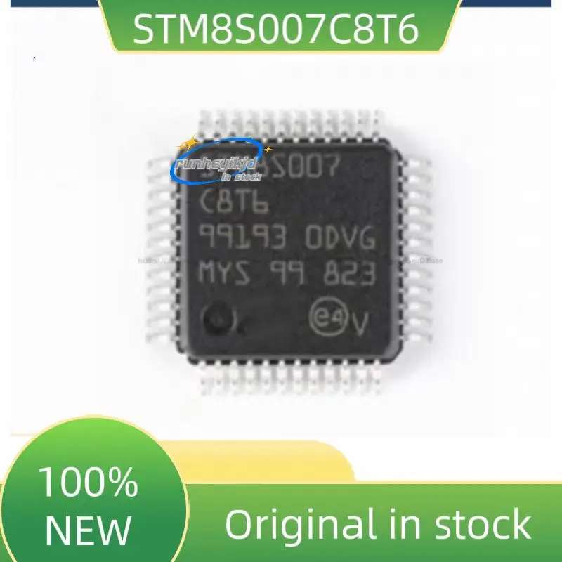 (5 peças) 100% Novo chipset STM8S007C8T6 STM8S007 C8T6 QFP-48