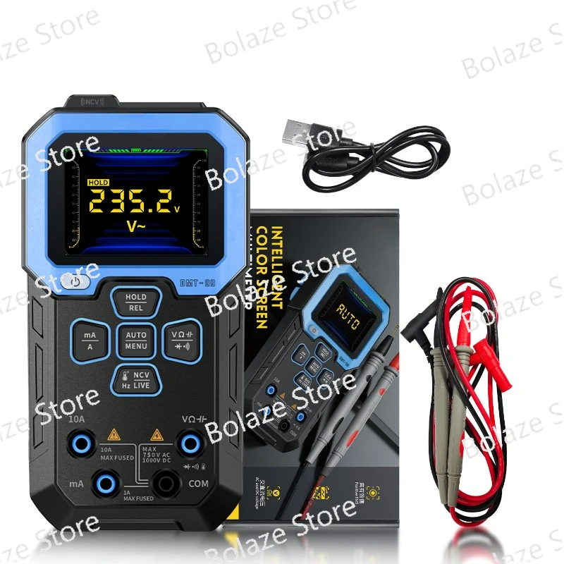 DMT-99 Multimeter Digital High Precision Intelligent Anti-Burning Multi-function Fully Automatic Digital Display Electrician