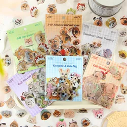  40 Pcs Kawaii Cartoon Cat Scrapbooking Sticker Pack PET Cute Supplies Material Decorative Sticker For Journal Scrapbook Planner