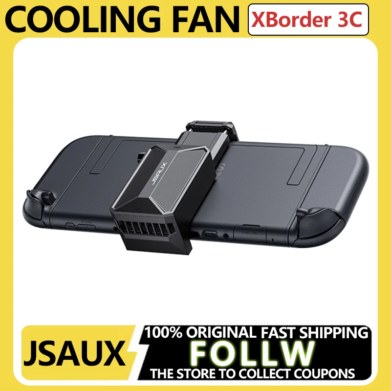 JSAUX Cooling Fan for Nintendo Switch2 Ultra Quiet Clip-on Cooling System  Cooling Fan with Adjustable Speed AirMobile Accessory