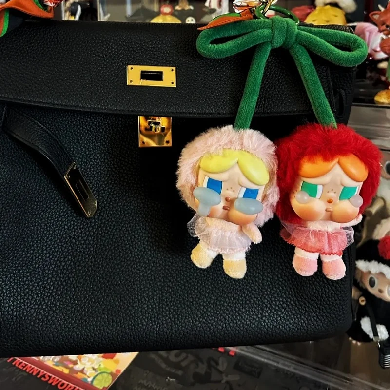 

New Genuine Crybaby Love You Cherry Much Series Fashion Hanging Card Cute Plush Doll Pendant Bag Ornament Keychain Fans Gift