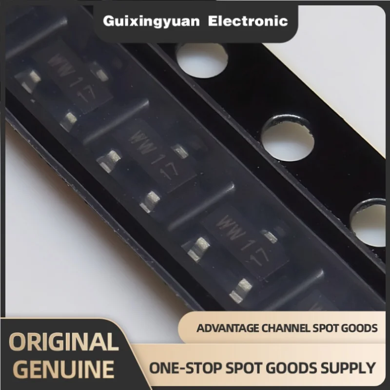 20PCS original genuine BAT54C silk screen WW1 SOT-23 30V 200mA surface mount Schottky diode