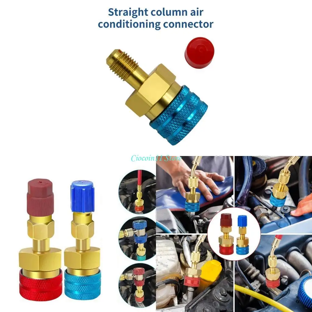 

Y1UB R1234YF to R134A Adapter for Car Conditioner AC Charging R1234YF Quick Couplers