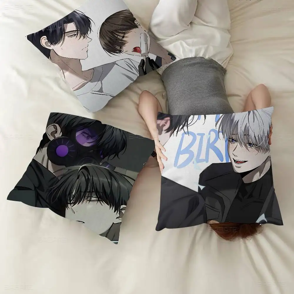 The Hunters Gonna Lay Low bl Pillowcase toon Gift Cushion Cover Bedroom Home Sofa Chair Seat Decor pillow case