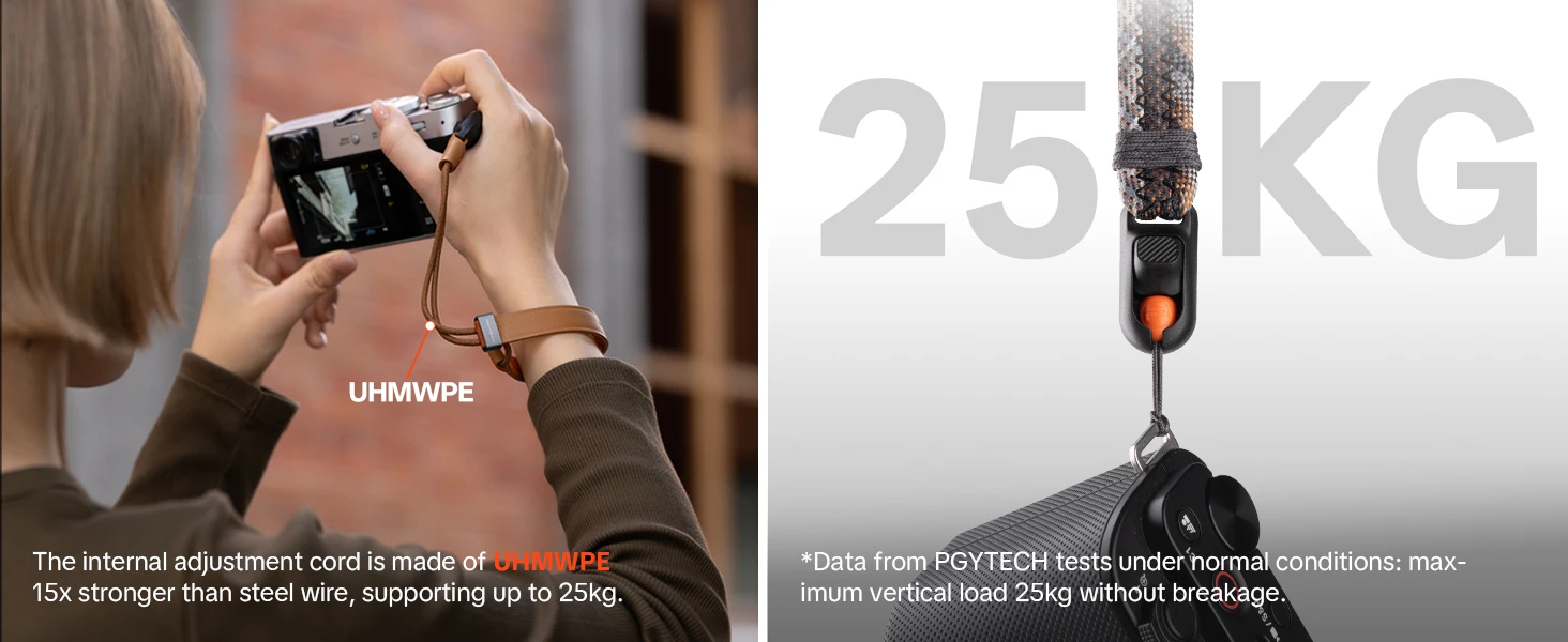 PGYTECH Kamera-Armband Slim Vintage – Detail 3