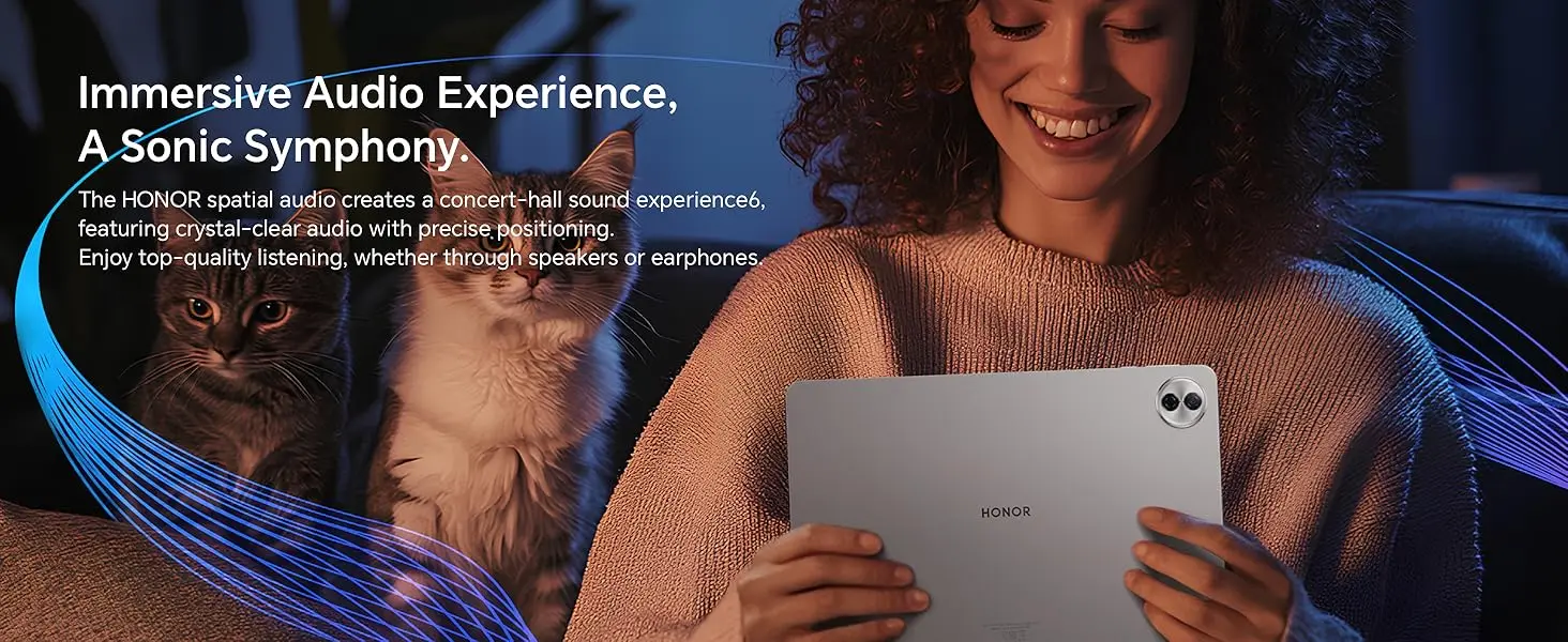EU Version HONOR Pad 10 Tablet 2.5K 12.1'' Eye Comfort Display Snapdragon 7 Gen 3 Chipset 10100mAh Battery Painting Tablet