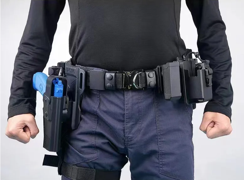 Duty Sicherheitsgurt mit Holster, taktisches Multifunktions-Duty-Gürtel-Set