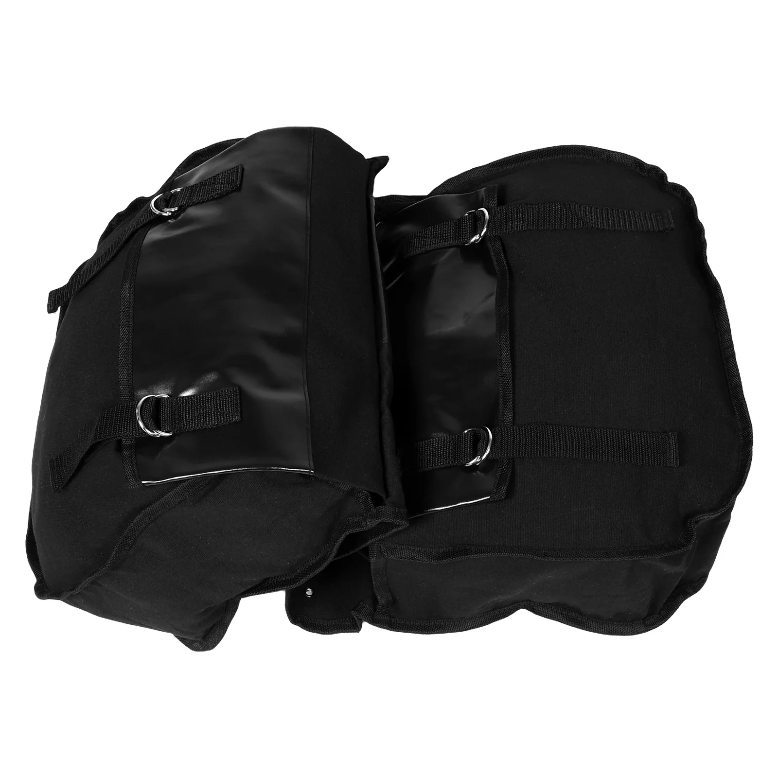 Large Capacity Bike Bag for Mountain Bike and Motorcycle Waterproof Dustproof Lightweight Canvas Saddle Pouch for Cycling