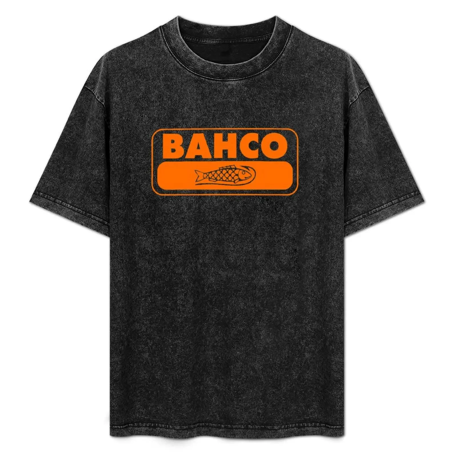

Bahco Tools Orange Fish Logo design T-Shirt Work Comfort T-Shirt for Men