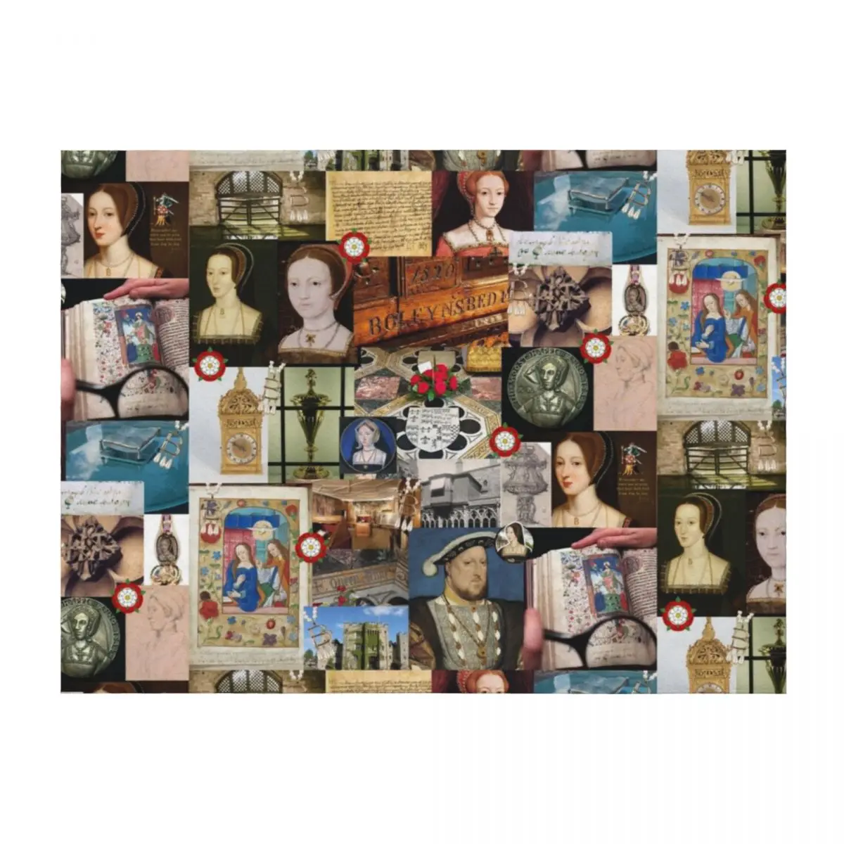 

Anne Boleyn Collage Throw Blanket Thins heavy to sleep Giant Sofa Bed Fashionable Blankets