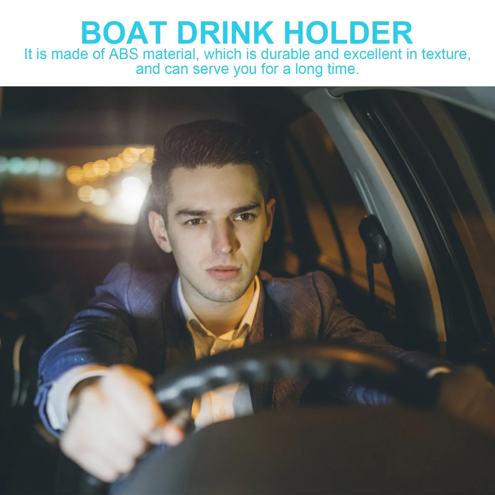 

2Pcs Rv Cup Holders Embedded ABS Plastic Ashtrays Durable Boat Truck Camper Drink Can Holders Convenient Yacht Rings