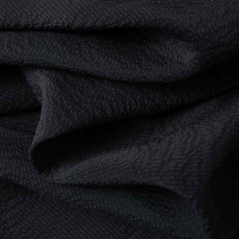 Tcyeek 100 ℅   Vestido de seda amoreira para mulher, decote em o solto sem mangas preto moda em camadas vestido, 2025 novo verão d55608jf