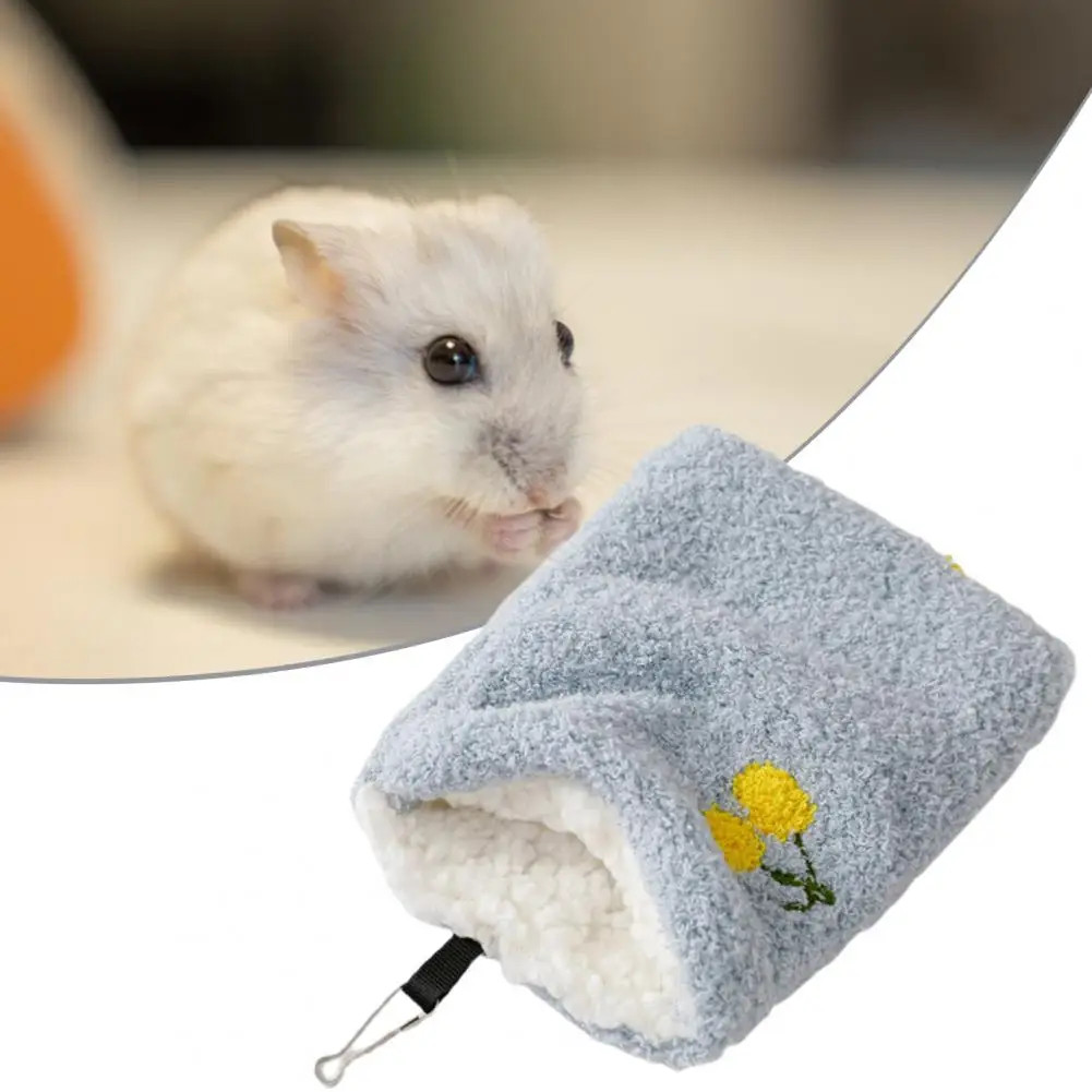 Cozy  Hamster Nest Comfortable Sugar Glider Hamster Nest Strong Load-bearing Breathable Hamster Sleep Pouch Pet Cage