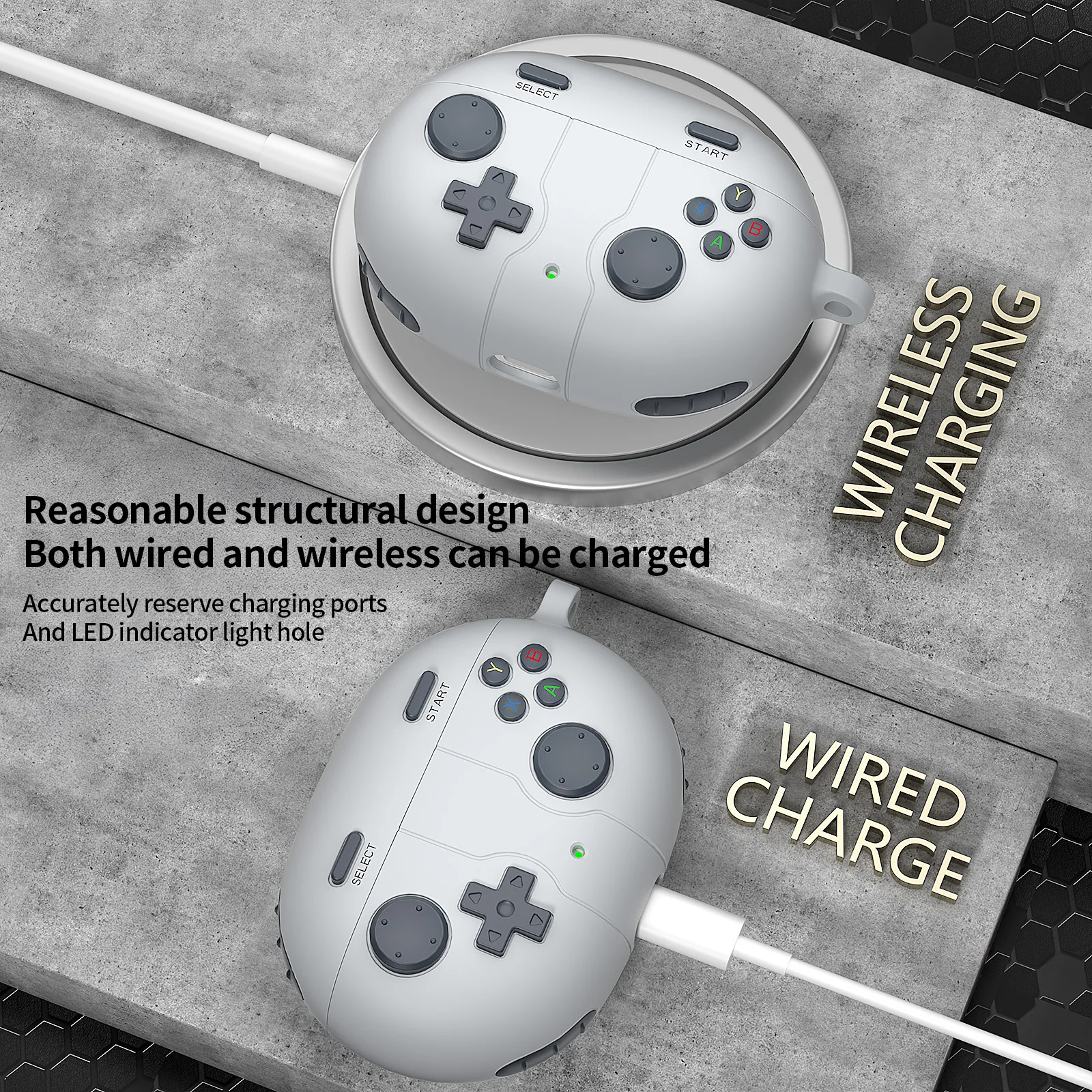 ثلاثية الأبعاد غمبد الكرتون حقيبة سماعة الاذن للصوت السحري يدق ستوديو براعم زائد براعم غطاء لطيف سيليكون واقية مع هوك