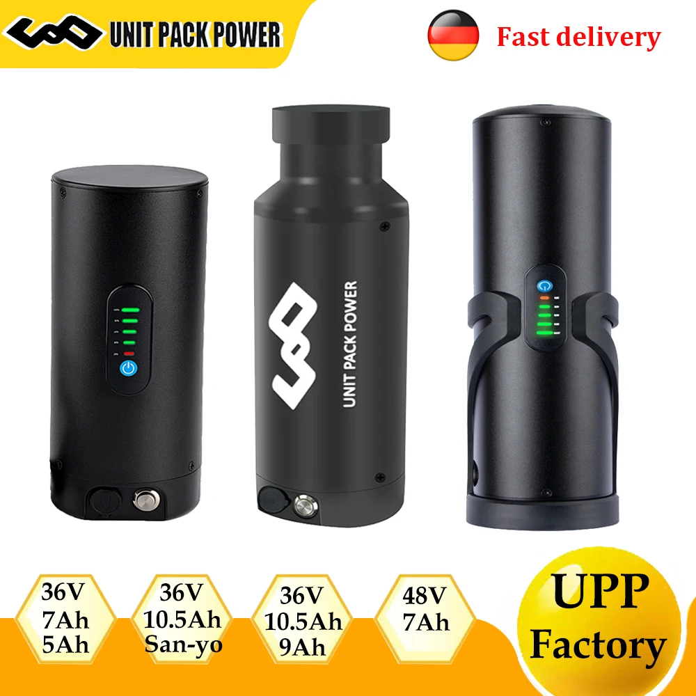 San-yo3500mAh Bottle EBike Battery 48V 36V 7Ah 10.5Ah 9Ah Electric Bicycle18650 Batteries Pack for Bafang 250W350W500W Motor Kit