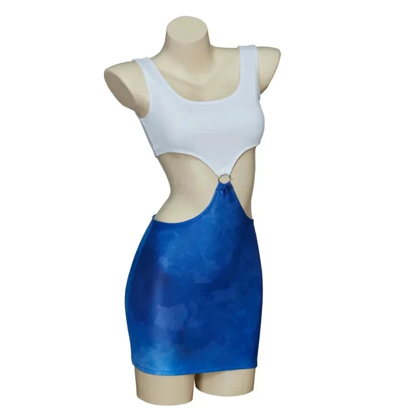 72th Anime mujer bonita Cosplay Sexy vestido de cintura desnuda Julia Roberts Richard Gere disfraz de película de comedia romántica para