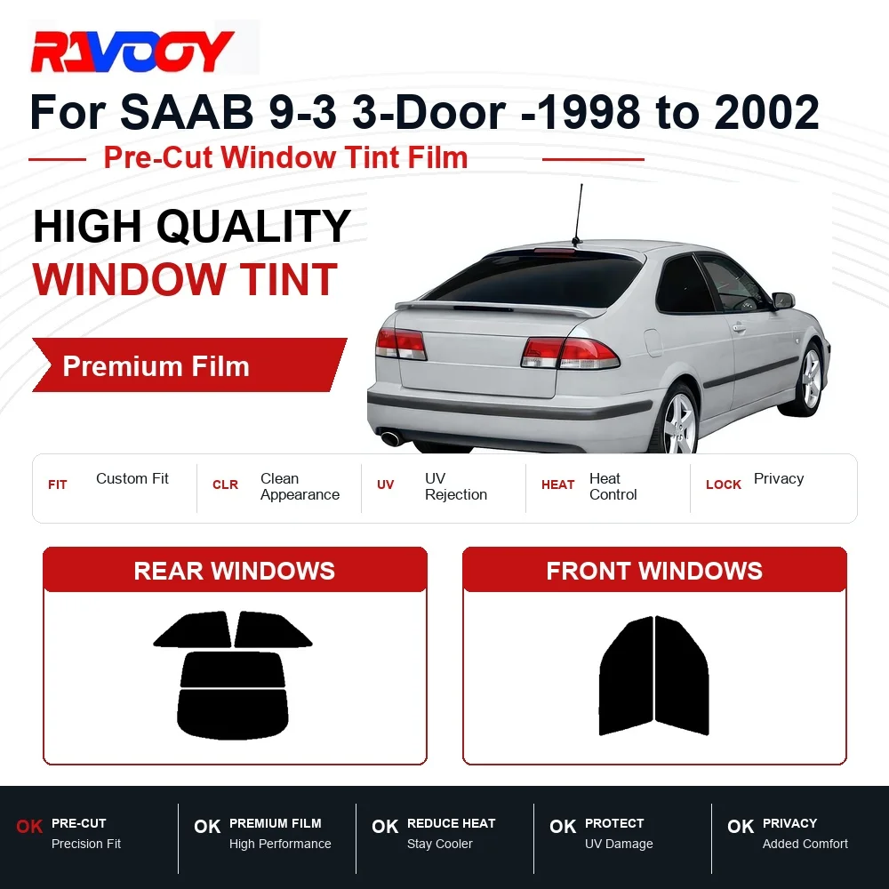 premium-pre-cut-window-tint-for-saab-9-3-3-door-1998-to-2002-front-rear-windows-uv-heat-rejection-privacy-film