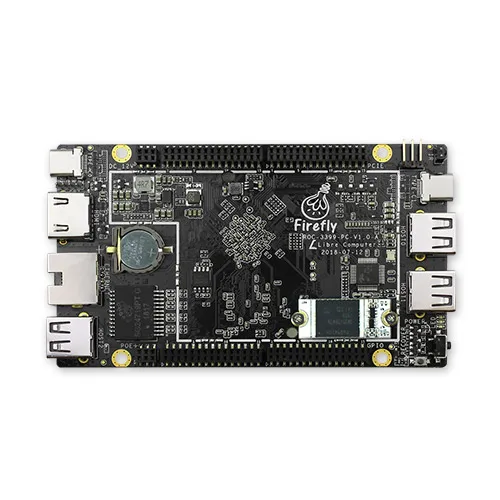 ROC-RK3399-PC Six-Core 64-Bit Open Source Motherboard, Multi-System Minipc