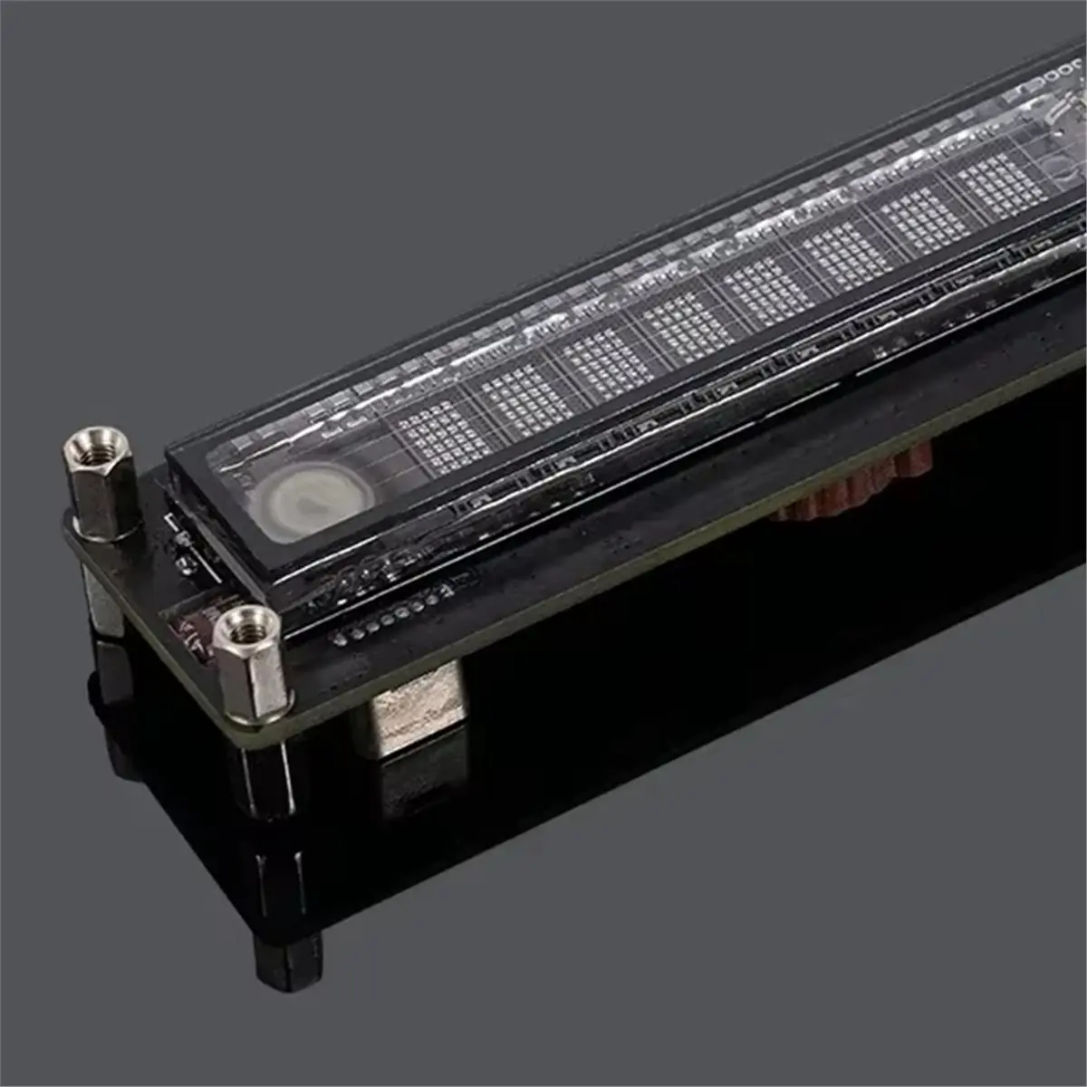New NVARCHER VFD Clock Vacuum Fluorescent Display WIFI Timing Automatic Calibration Gaming Atmosphere Desktop Decoration