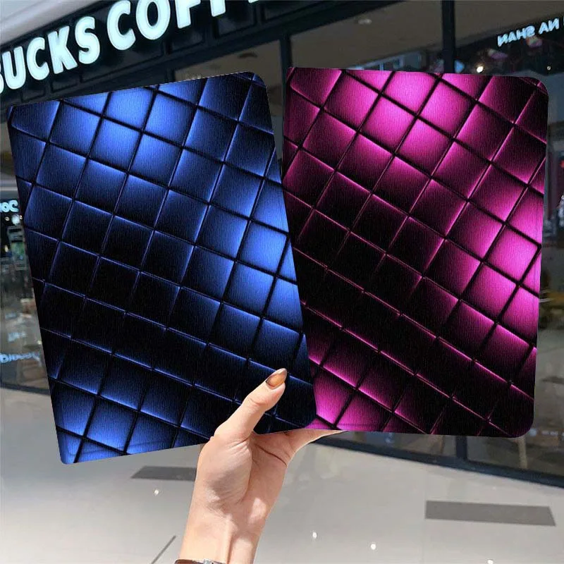 

Cool Blue Square Tile For Samsung Galaxy Tab A7 A A8 A9 A11 S6 S11 10.1 10.4 10.5 Inch Lite PLus Soft Tablet Case Gift