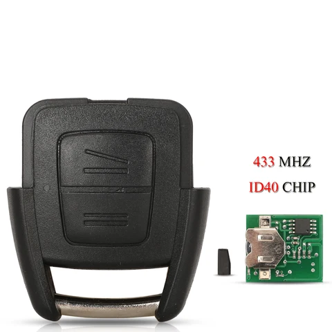 Пульт Дистанционного Управления Jingyuqin Для Opel Zafira 2001-2005, Astra G 2000-2006, Astra A 1999-2004, 433 МГц, Чип ID40