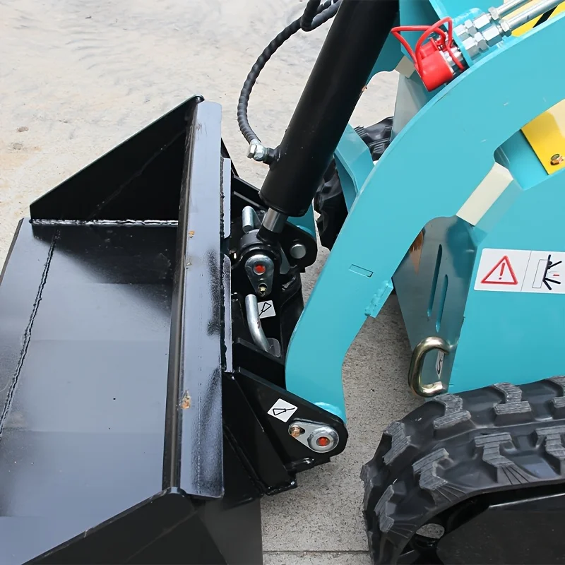 13.5HP 1598lbs 725kg Tracked Crawler Compact Loader w/ RATO EPA Gas Petrol Engine Mini Skid Steer 300kg-Lift In US Free Shipping