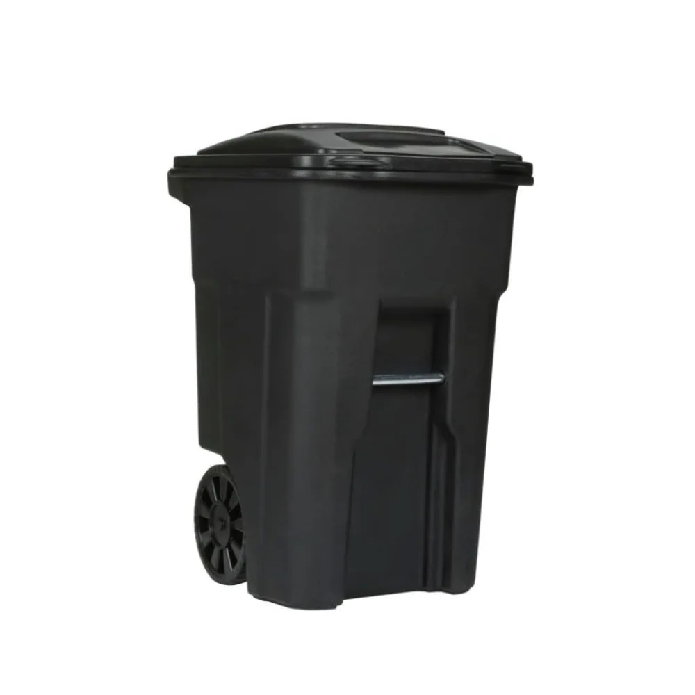 

Durable Heavy-Duty Wheeled Trash Cans with Ergonomic Handle and Lid