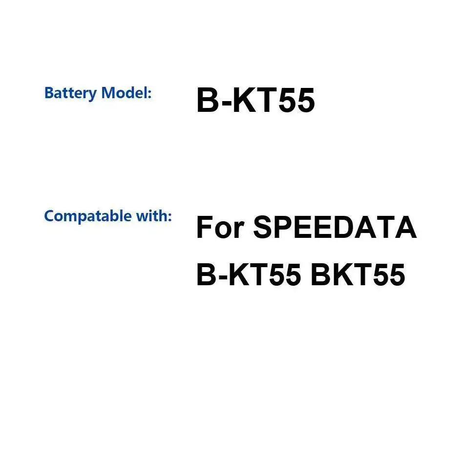 

Сменный аккумулятор премиум-класса для мобильного телефона Speedata B-KT55 6000 мАч