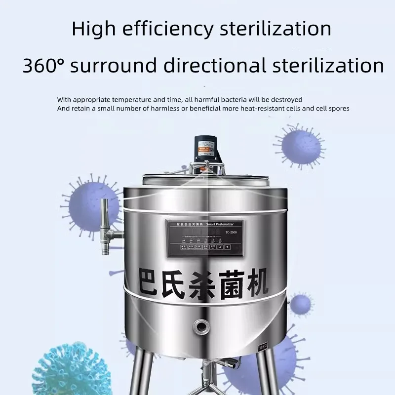 Commercial Fresh Milk Pasteurization Machine Bus Sterilization Machine Automatic Milk Bus Sterilization Machine