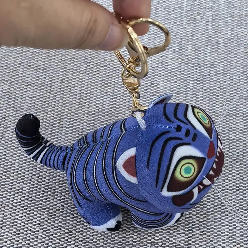 Nouveau Kpop chasseurs de démons tigre figurines d'anime poupée jeu en peluche poupée douce Kawaii sac de voiture décoration en peluche porte-clés jouet enfants cadeaux