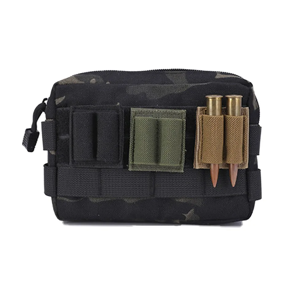 2 Round Bullet Wrap Accessories Tactics Hunting Shooting 7.62mm Bandolier Quick Release 600D Nylon Cartridge Pouch