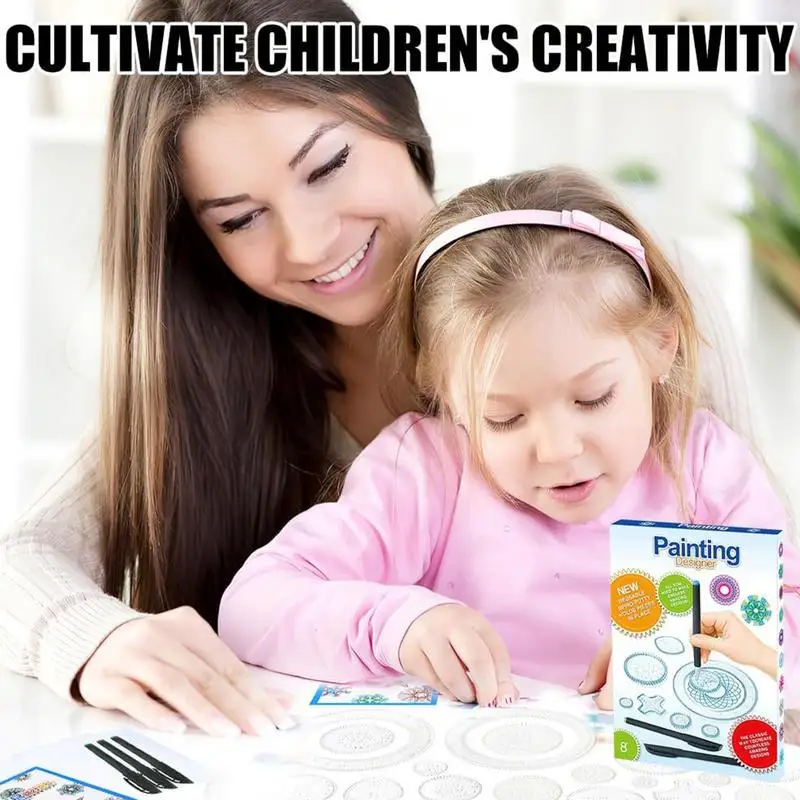 Шаблон для рисования линейка для самостоятельного рисования линейка для граффити набор линейки для рисования с 3 ручками направляющий Пластилин 20 листов бумаги