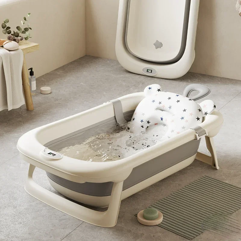 Baby bath tub foldable newborn queen size bath tub for children's household bath