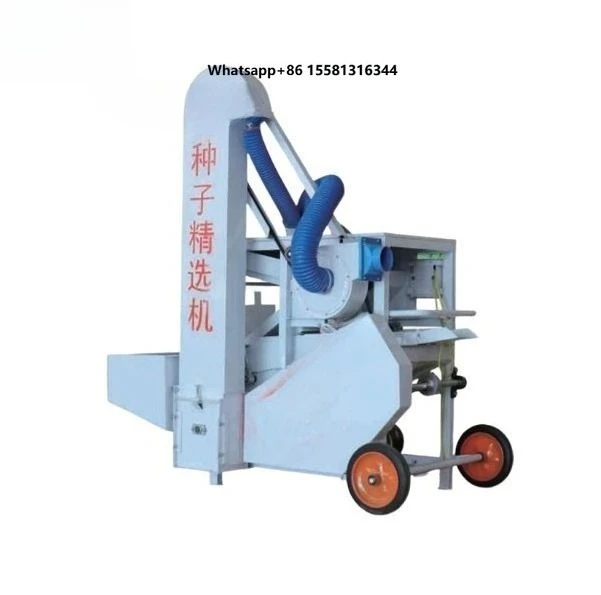 High Productivity Corn Wheat Vegetable Seed Cleaner Sorter Grain Soybean Specific Gravity Separator 2.2kW Cleaning Machine