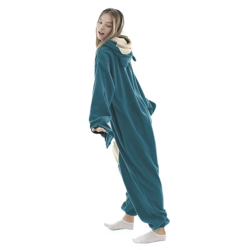 Pijama Kigurumi de una pieza para adultos, mono de dibujos animados, ropa de dormir de lana, disfraz de Anime, XXL-4XL