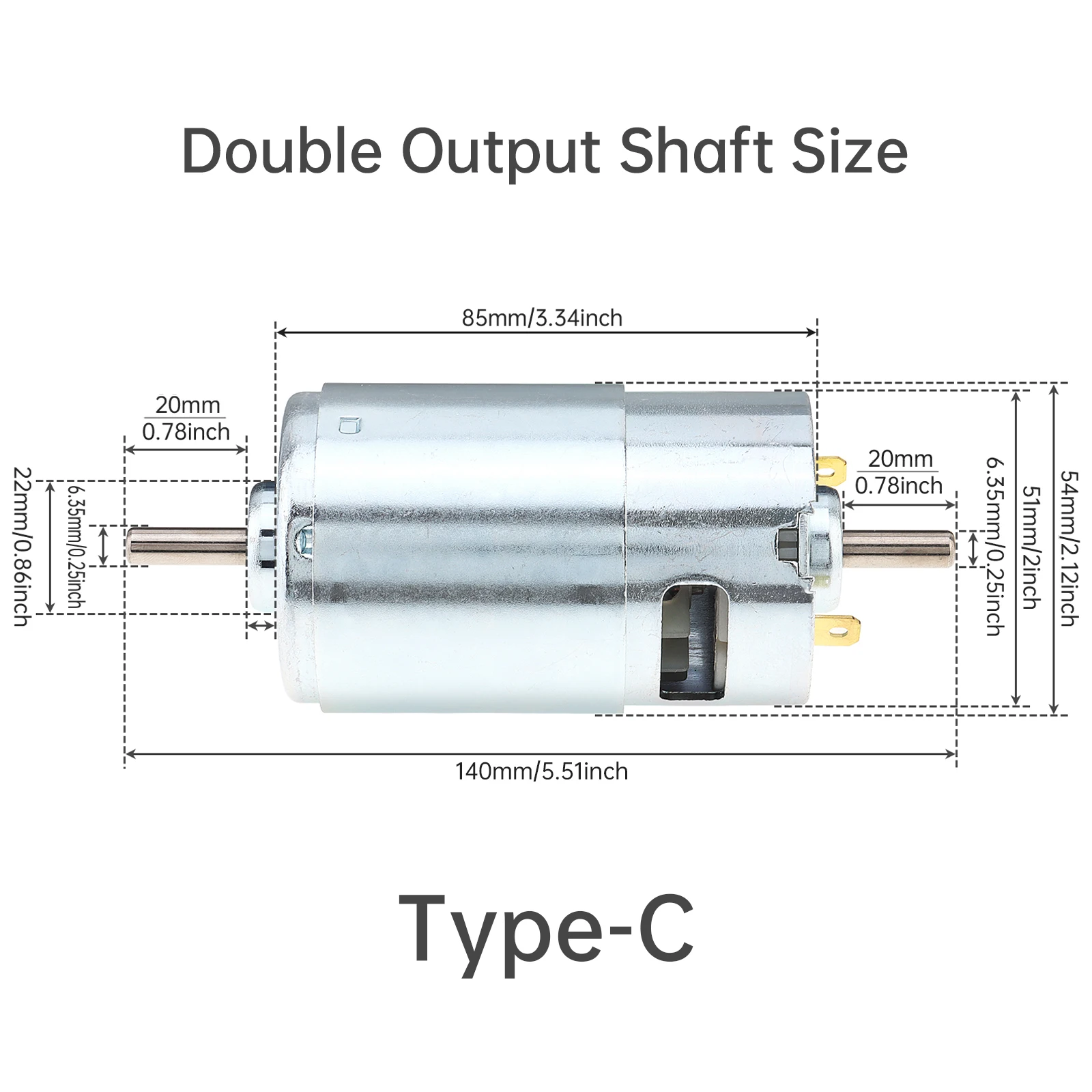 997 DC Motors 12-36V 18000RPM Large Torque Micro Motor with Double Ball Bearing for DIY Power Tool Toys Drill Saw Grinder Lathe