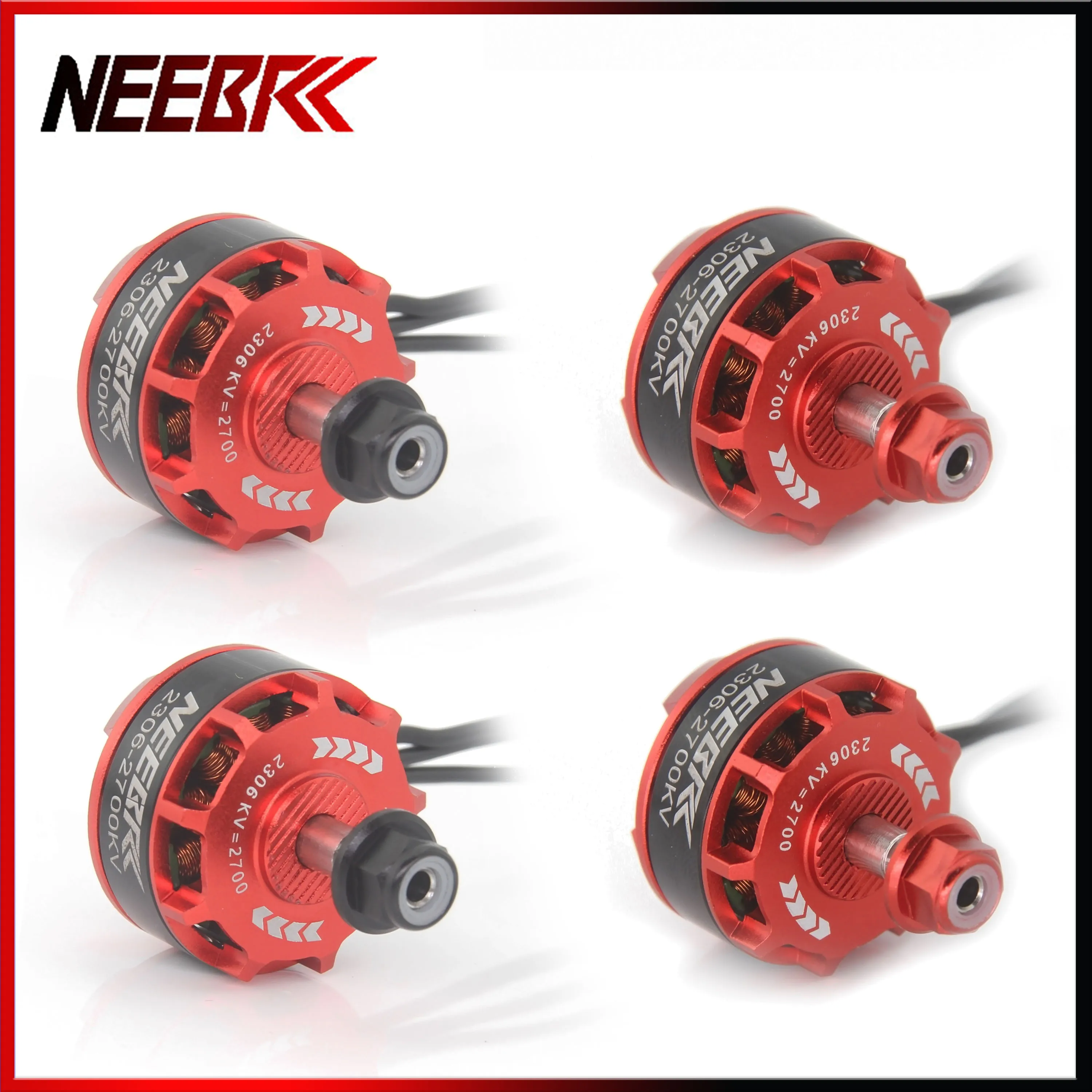 4PCS 2306 2300KV 2700KV Brushless Motor 2-4S CW/CCW ESC for QAV250 Eachine Wizard X220 280 RC Drone Plane Helicopter Multicopter