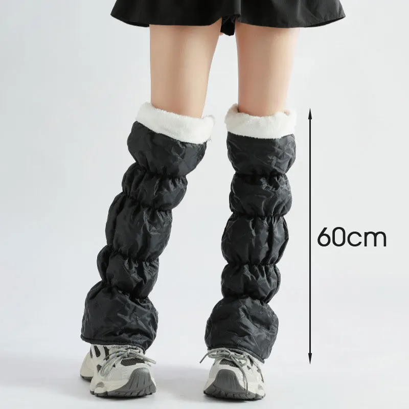 طماق الدافئة منصات الركبة لركوب الدراجة الرياضة في الهواء الطلق يندبروف سستة منصات الركبة سميكة تقليد طماق غطاء أحذية