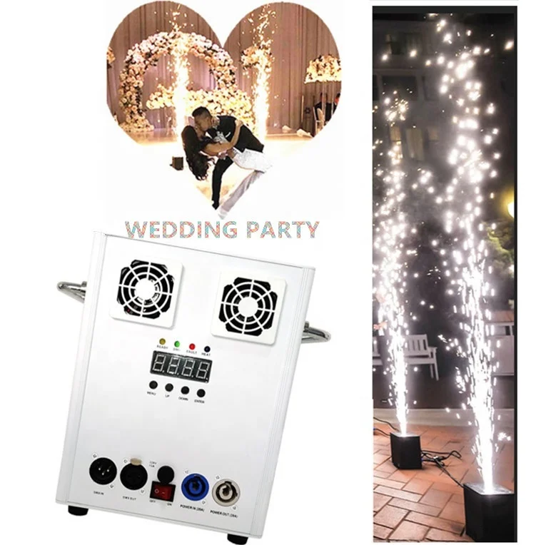 

TOP Cold Spark Machine 600w Effect Machine Without Smoke Safe Hands weddings sparklers fireworks spark machine Stage hot selling